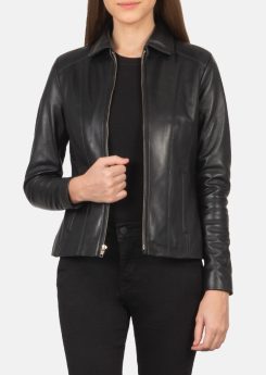 Colette Black Leather Jacket