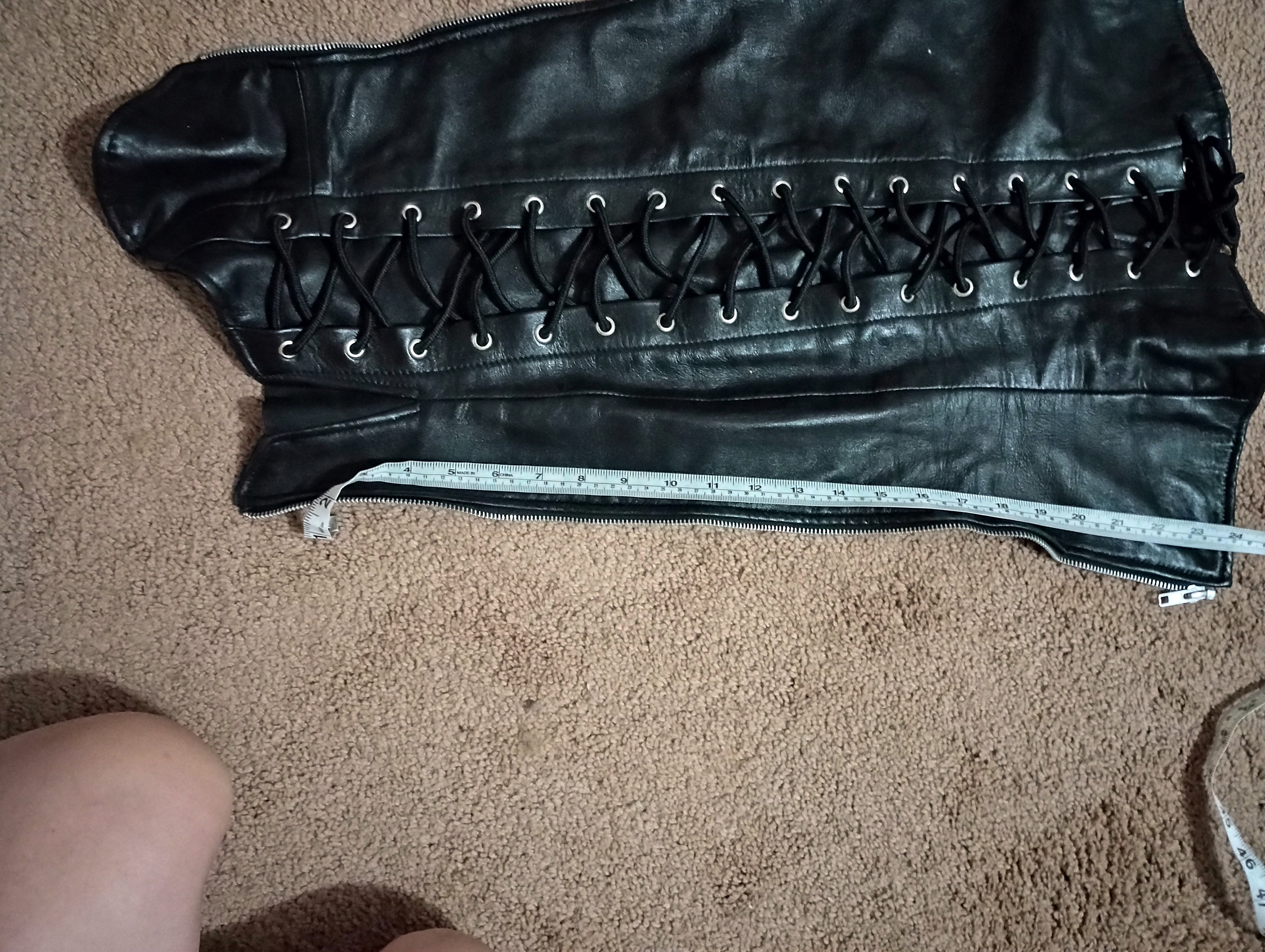 Custom Thigh High Leather Chaps 2
