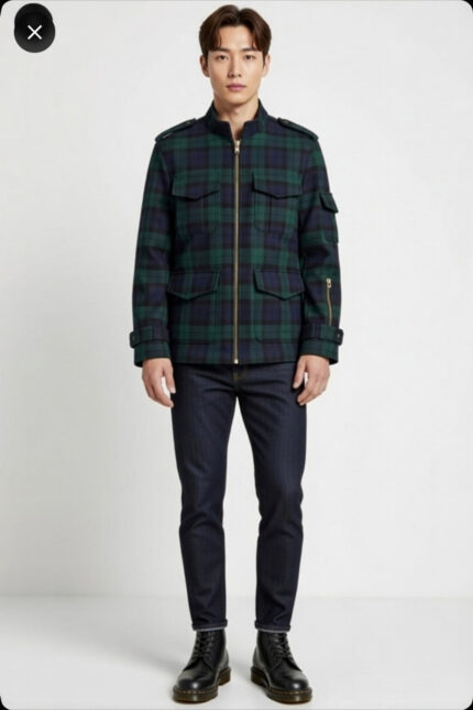 Custom Jeco Fabros Poly Wool Fabric Jacket 2