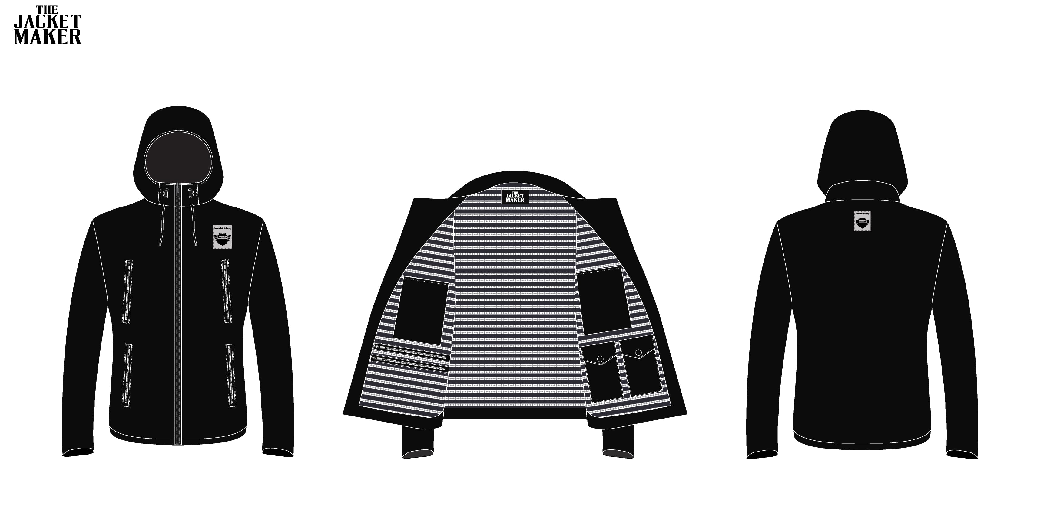 Custom Ben Bhamra Polyester Jacket 1/2 Installments
