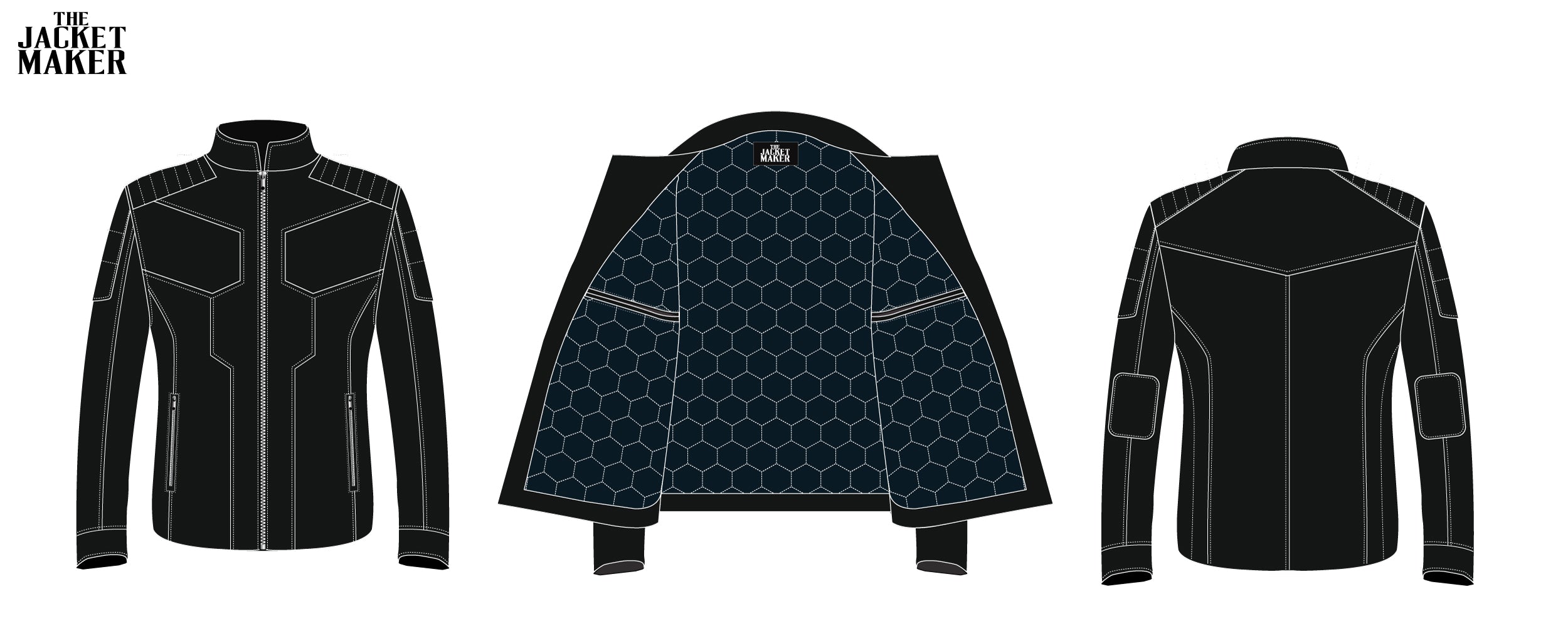 238832-3 Custom Jon Bach Leather Jacket