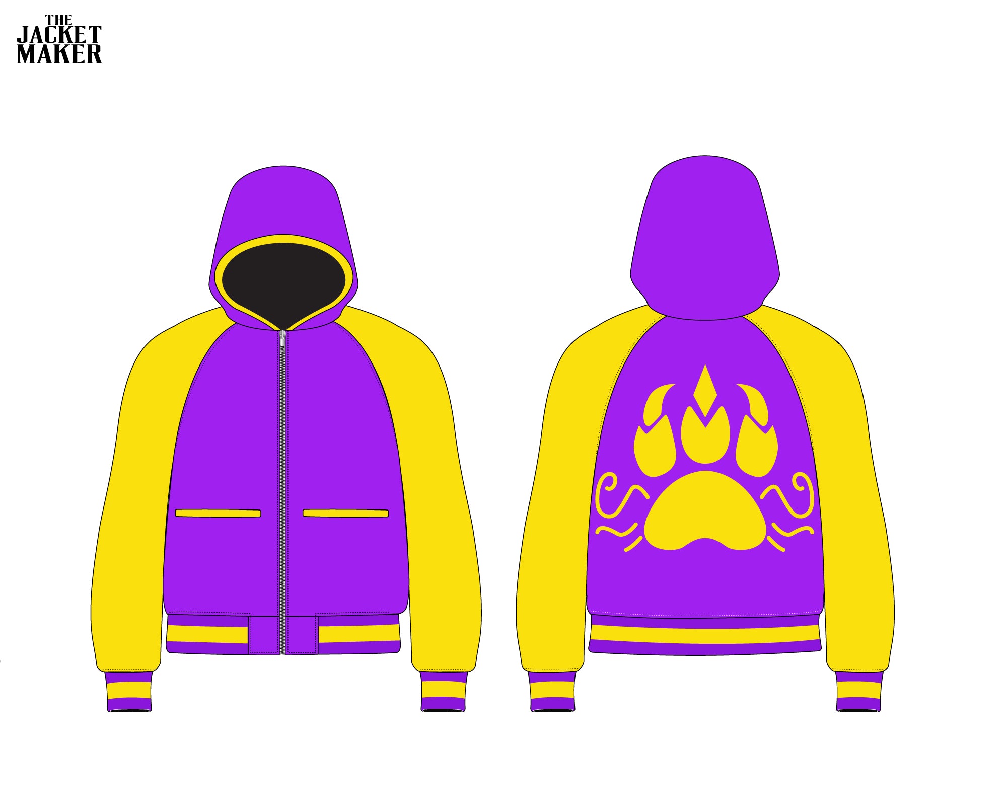 Custom Ashton Cole Fleece Fabric Jacket 1/2 Installments 2