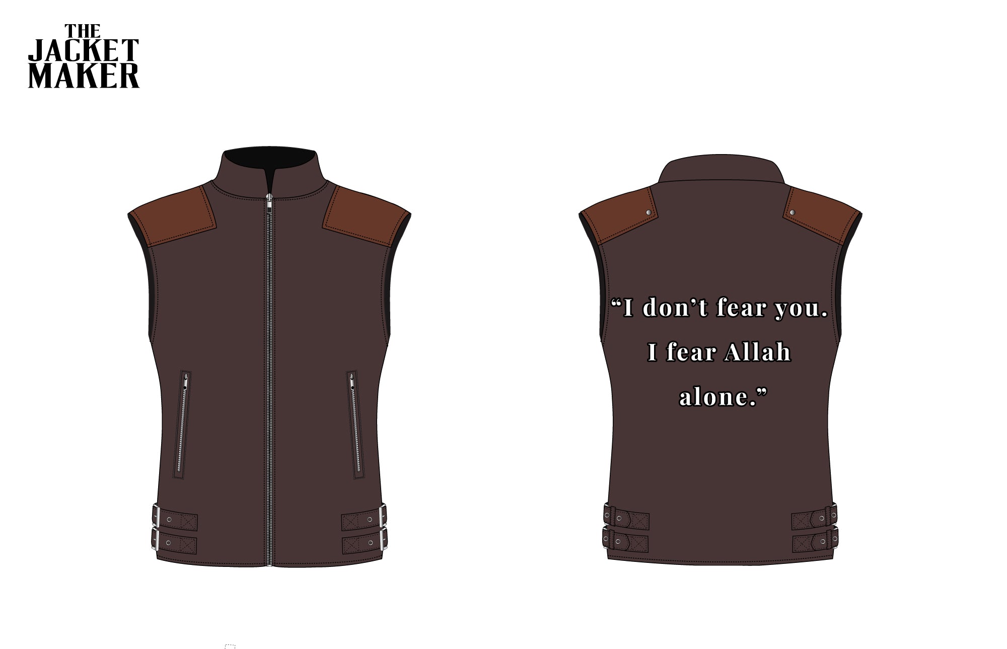 Custom Prince Ali Leather Vest