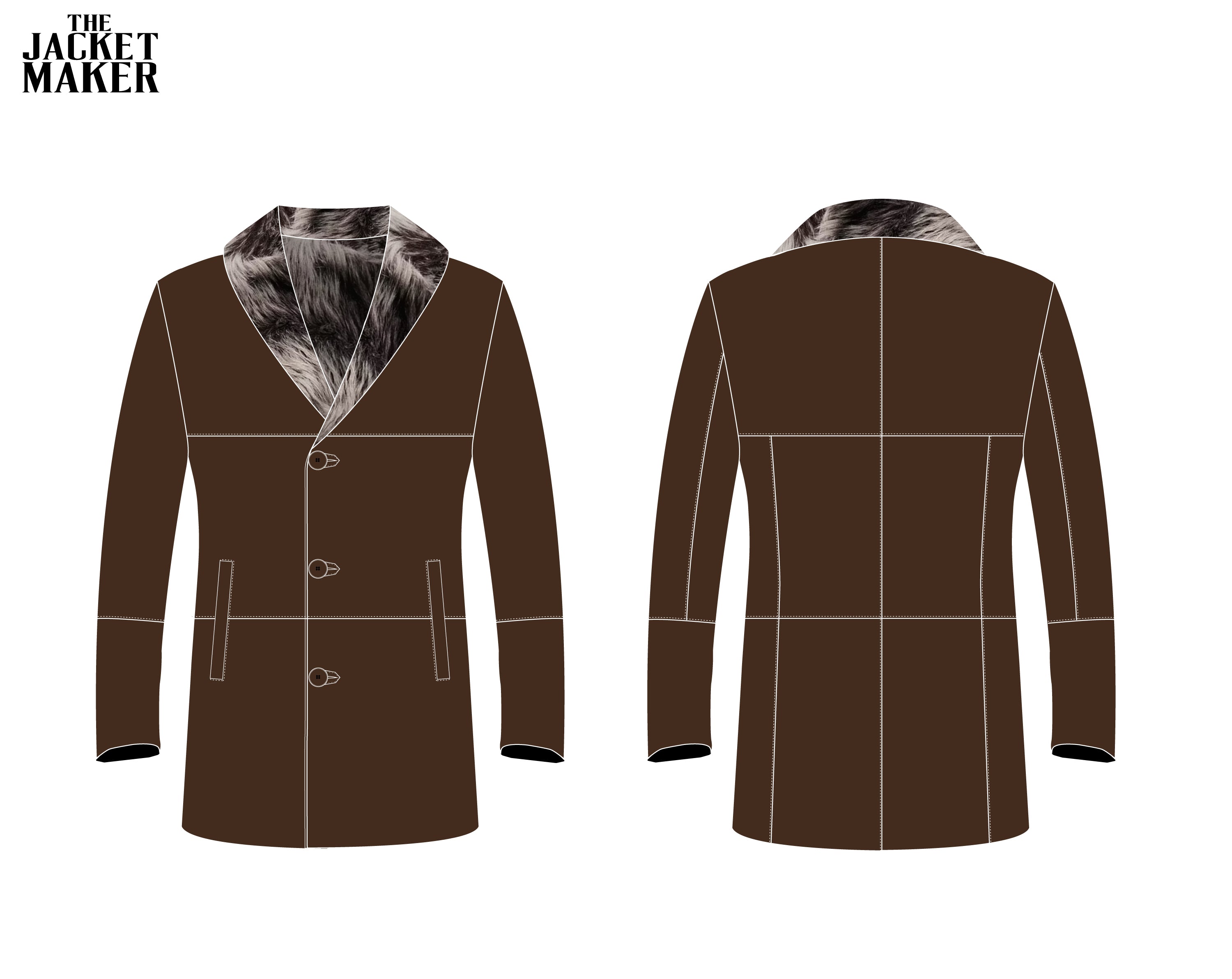 Custom Kazi Hassan Suede Coat 1/2 Installment