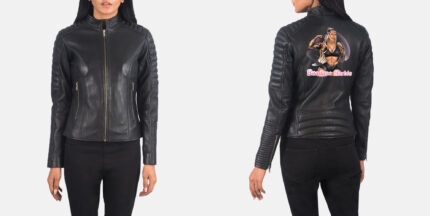 Custom Nicole Drinkwater Leather Jacket