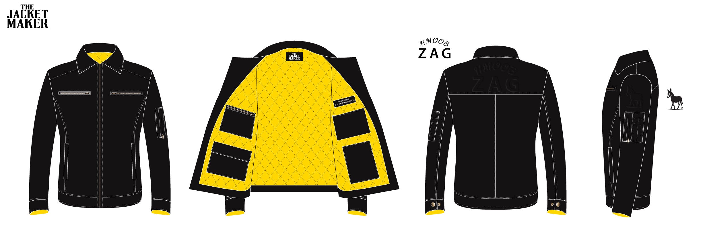 Custom Tou Moua Leather Jacket 1/2 Installments