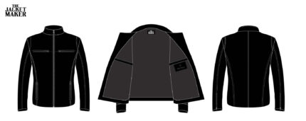 Custom Zeina Alshughri Leather Jacket 1/2 Installment