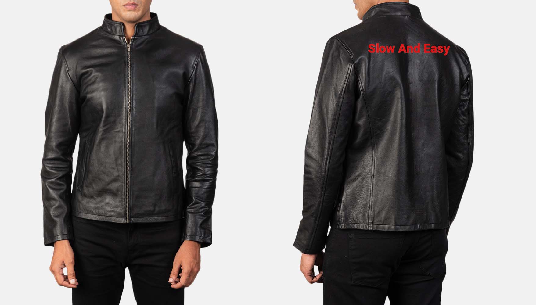 Custom Cobi Hughes Leather Jacket