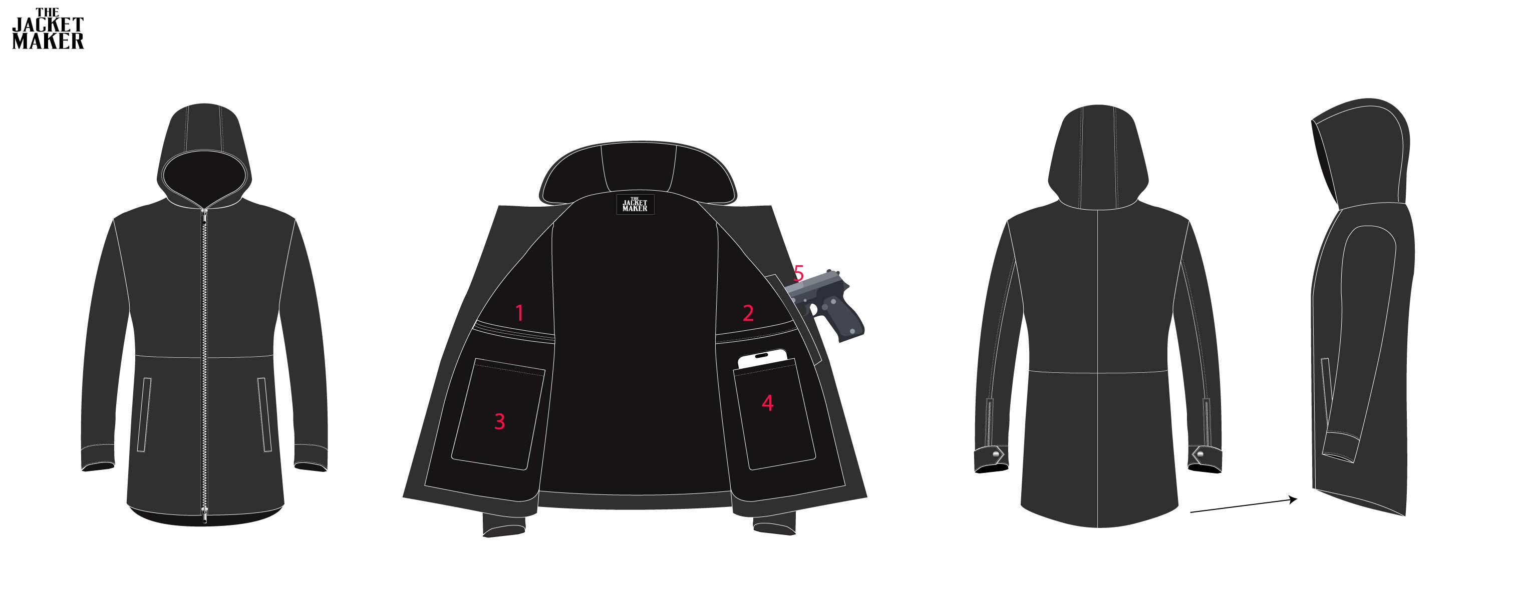 Custom Coty Read Leather Jacket