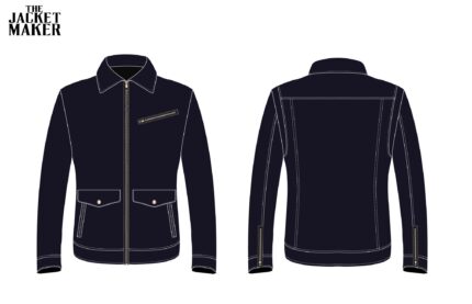 Custom Trenton Pulsipher Denim Jacket 1/2 Installments