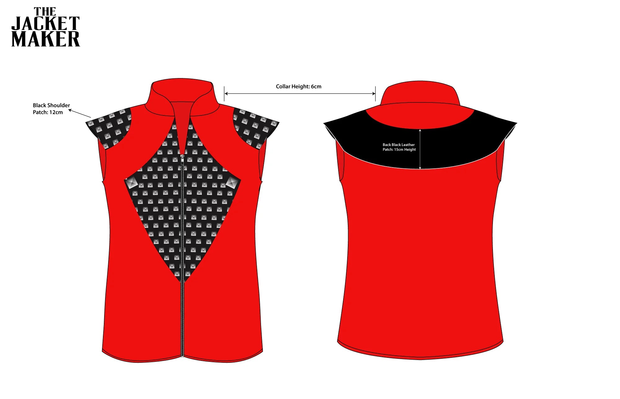 Custom Danielle Vergn Leather Vest 2