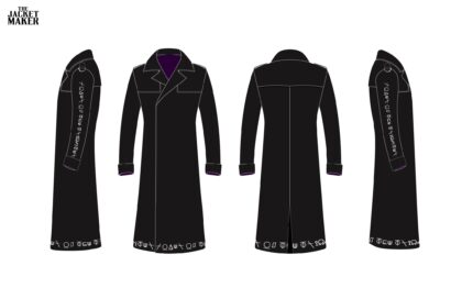 Custom Andrew Scott Leather Coat