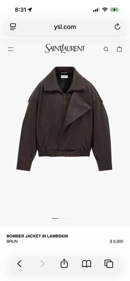 Custom Amanda Davis Leather Jacket