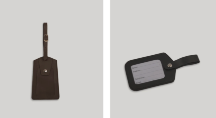 Custom Maya Varma-Wilson Leather Luggage Tag 2