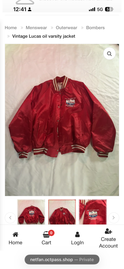 Custom Tim Falleri Satin Jacket