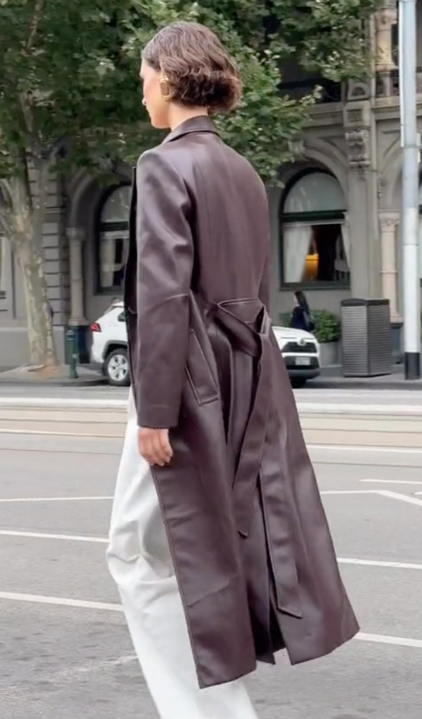 Custom Pat Beaumont Leather Coat