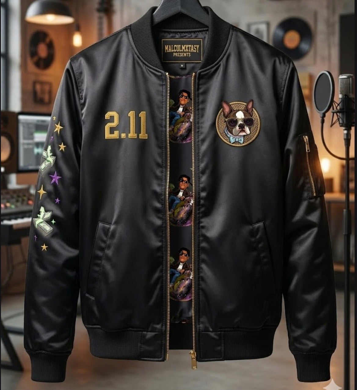 Custom Victoria Davidson Satin Jacket