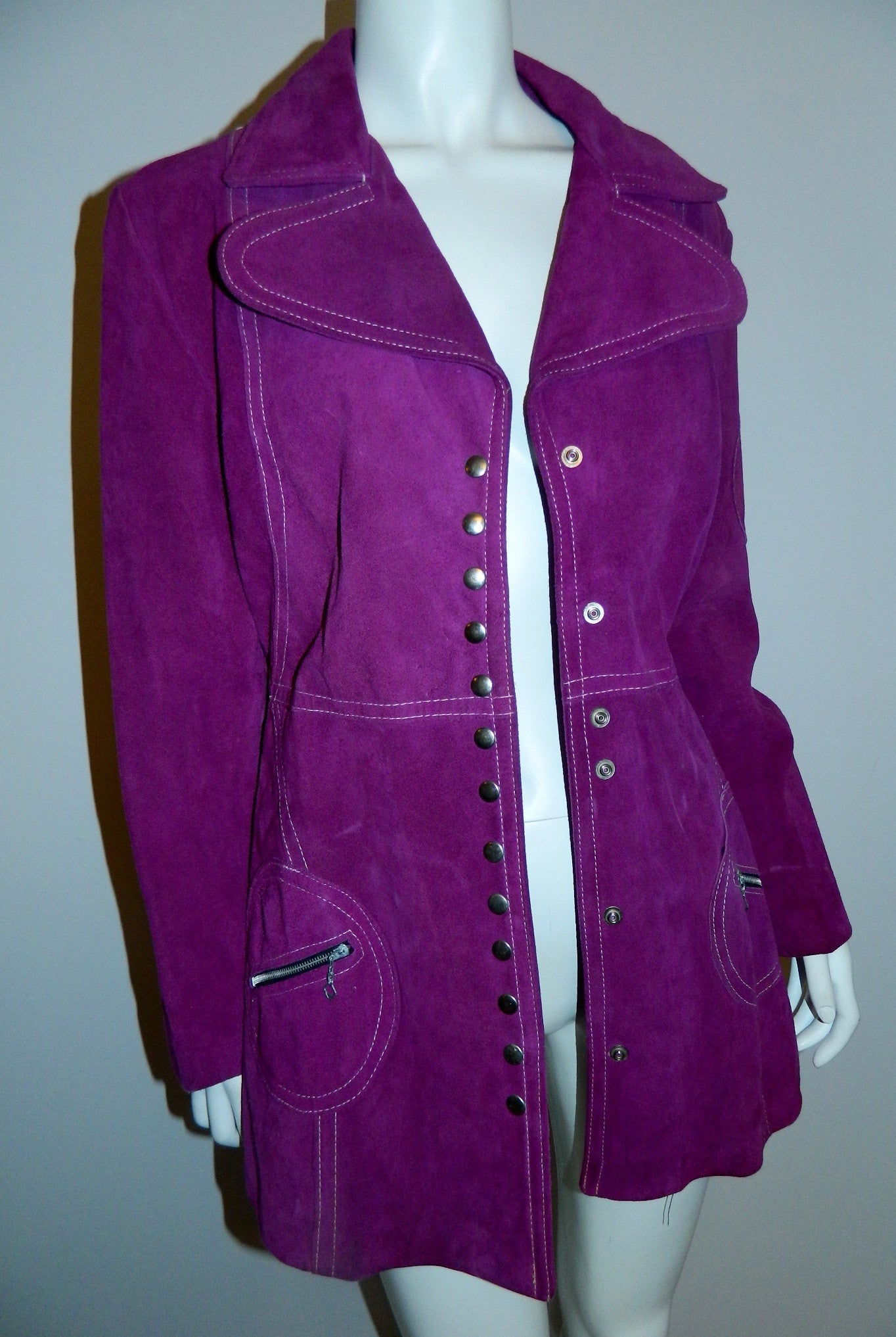 Custom Maria Lupoi Suede Coat 1/2 Installment 2