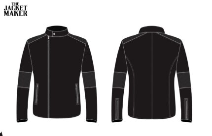 Custom Wendy Bibiana Bermudez Lopez Leather Jacket 1/2 Installment