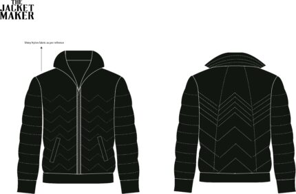 Custom Joey Frost Nylon Fabric Jacket 1/2 Installments