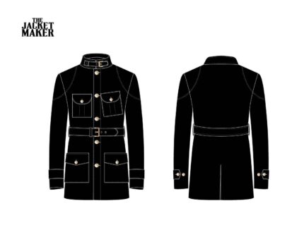 Custom Tong I Fan Leather Coat 1/2 Installments