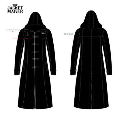 Custom Nyx Laming Leather Coat