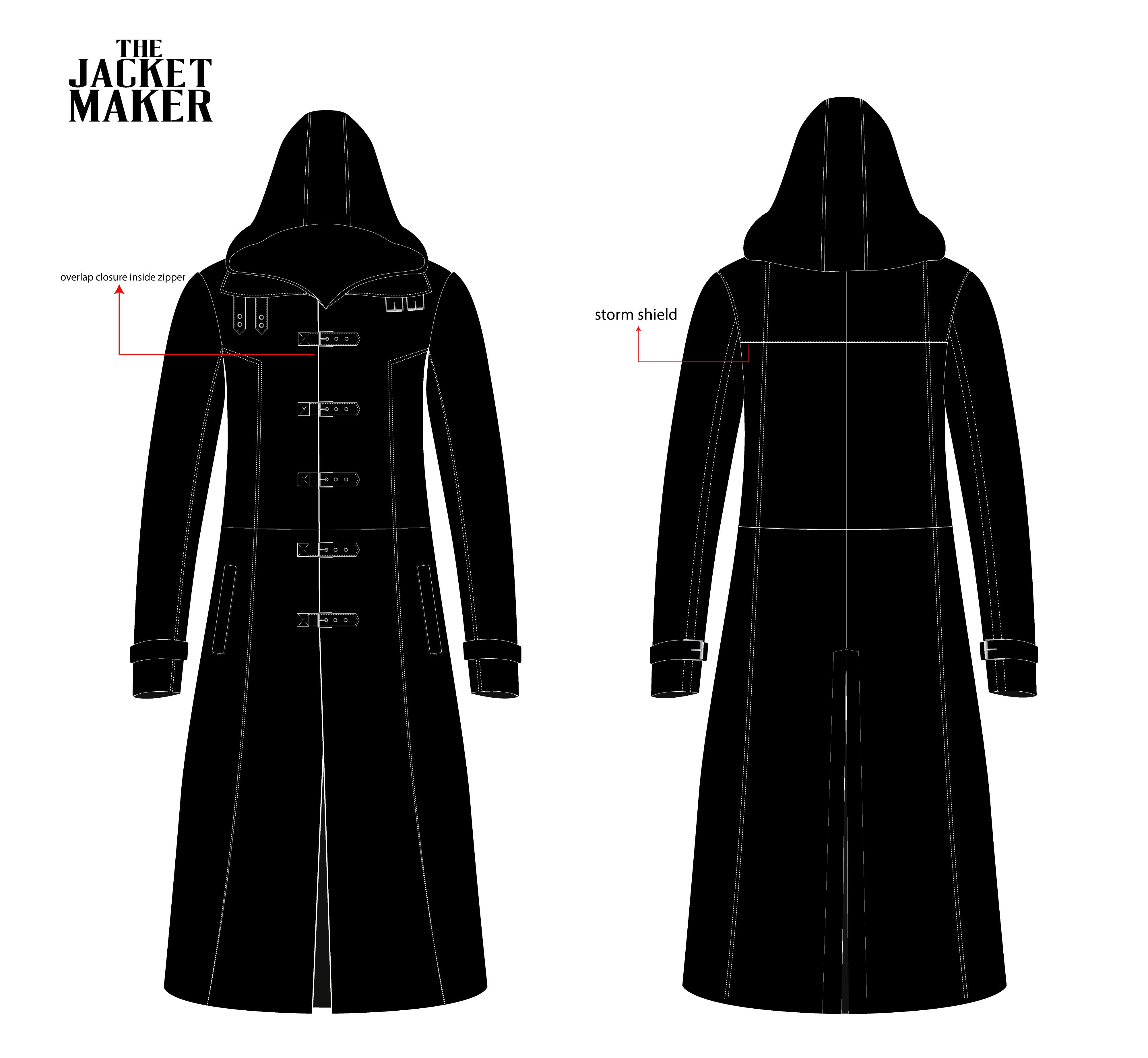 Custom Nyx Laming Leather Coat