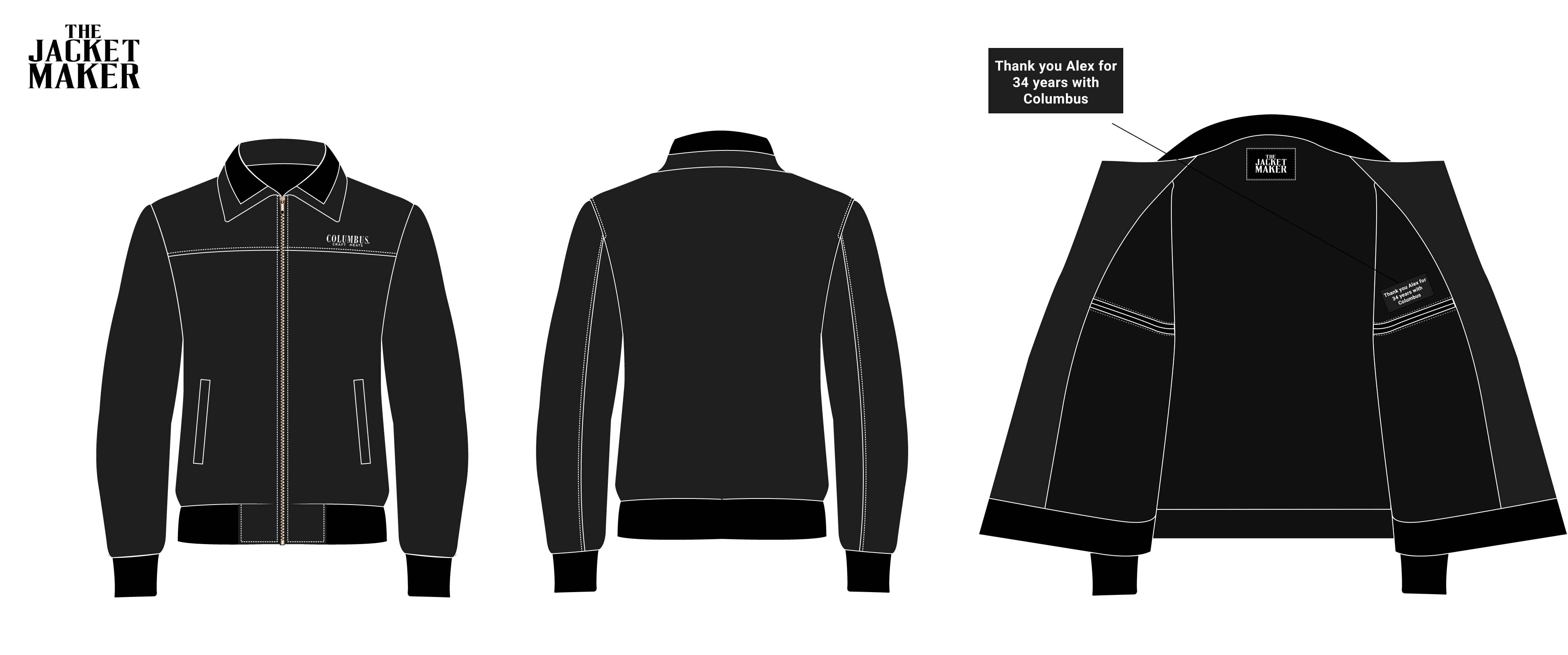 Custom Mark Oberst Leather Jacket