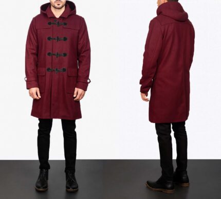 Custom Colin Skromme Poly Wool Fabric Coat