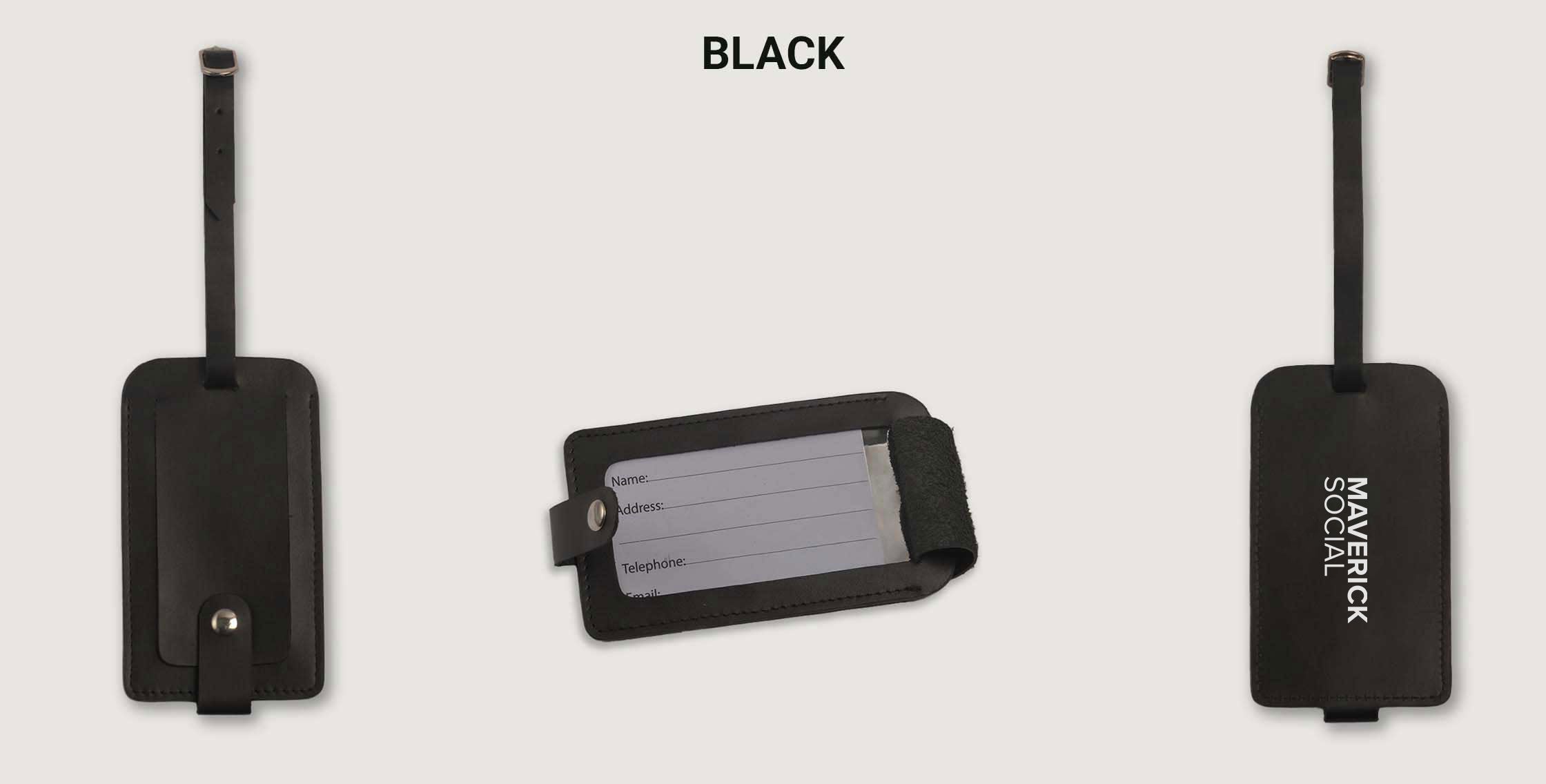 Custom Maverick Social Luggage Tags x 10