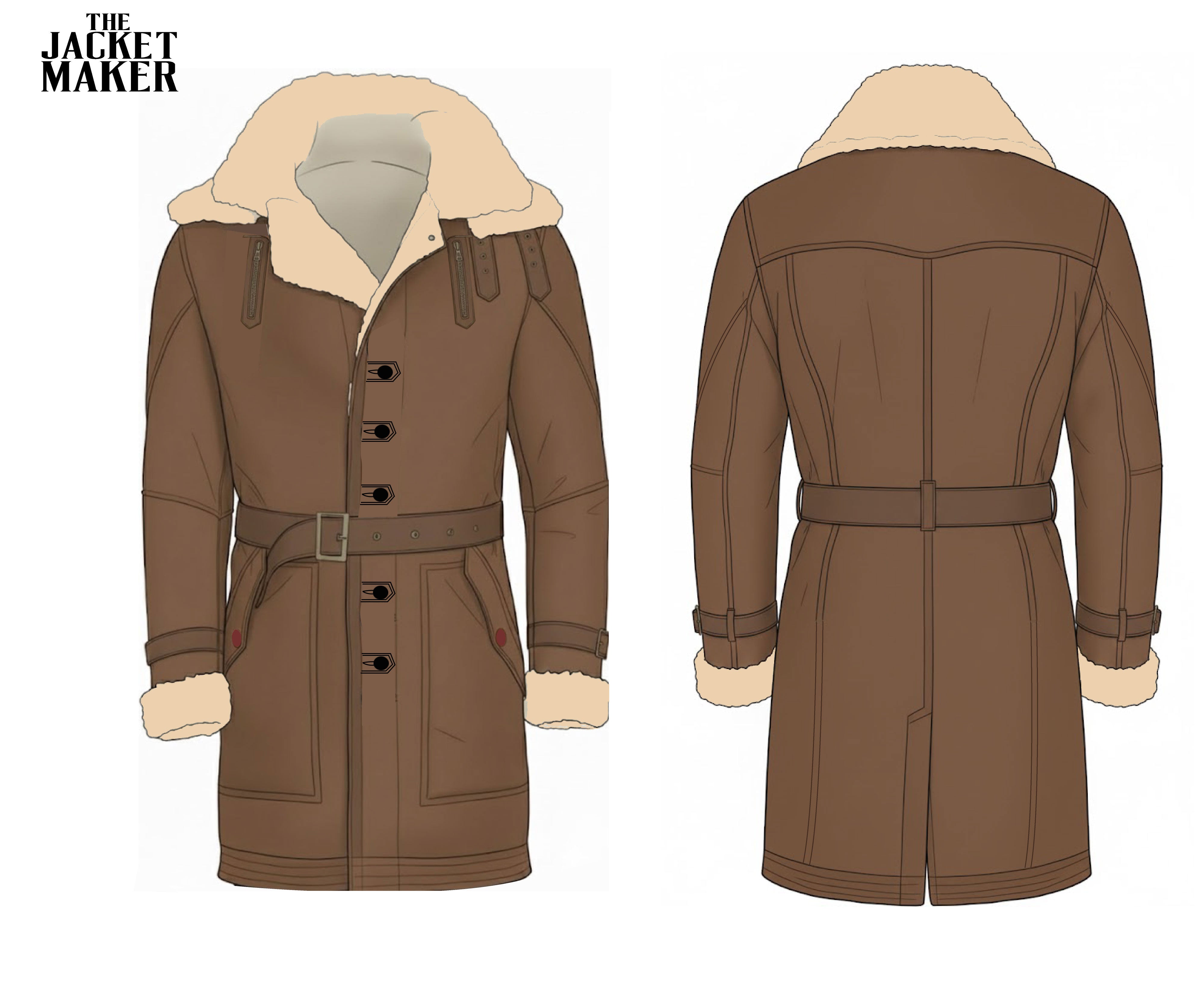 Custom Jesse Himmanen Leather Coat