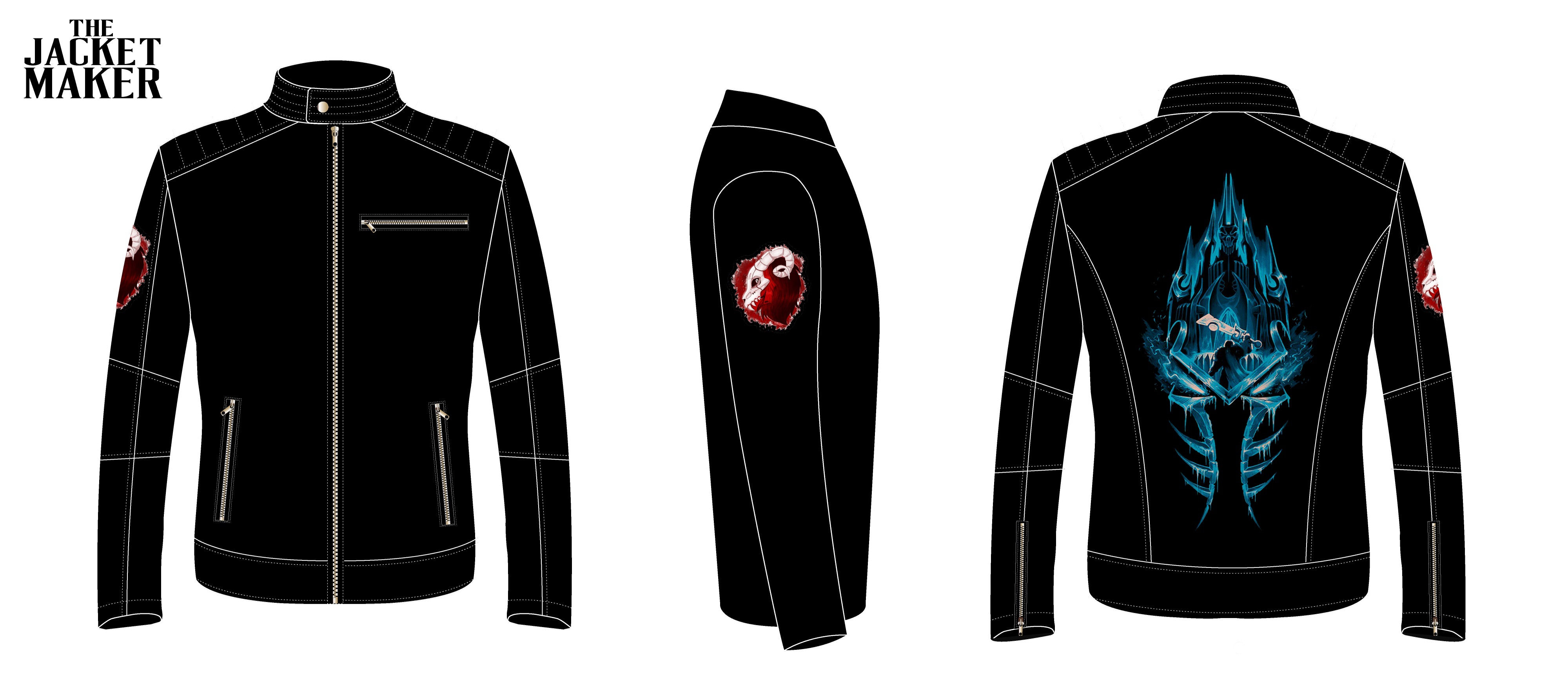 Custom Marius Racovita Leather Jacket