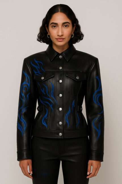 Custom Tyler Ervin Leather Jacket 1/2 Installments 2