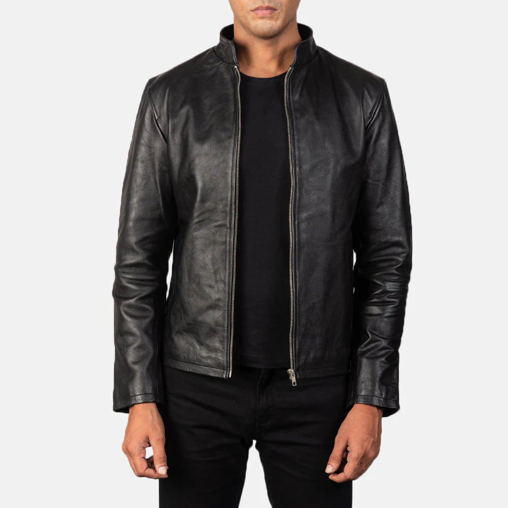 Custom Adam Brown Leather Jacket