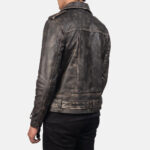 [FS] Allaric Alley Distressed Brown Leather Biker Jacket 5