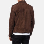 Allaric Alley Mocha Suede Biker Jacket 5
