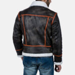 Alpine Brown Fur Leather Jacket 5