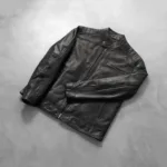 [FS] Dean Black Leather Biker Jacket 7