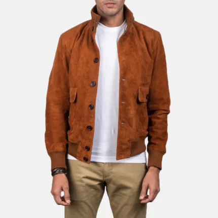 Custom Travis Wiedower Leather Jacket
