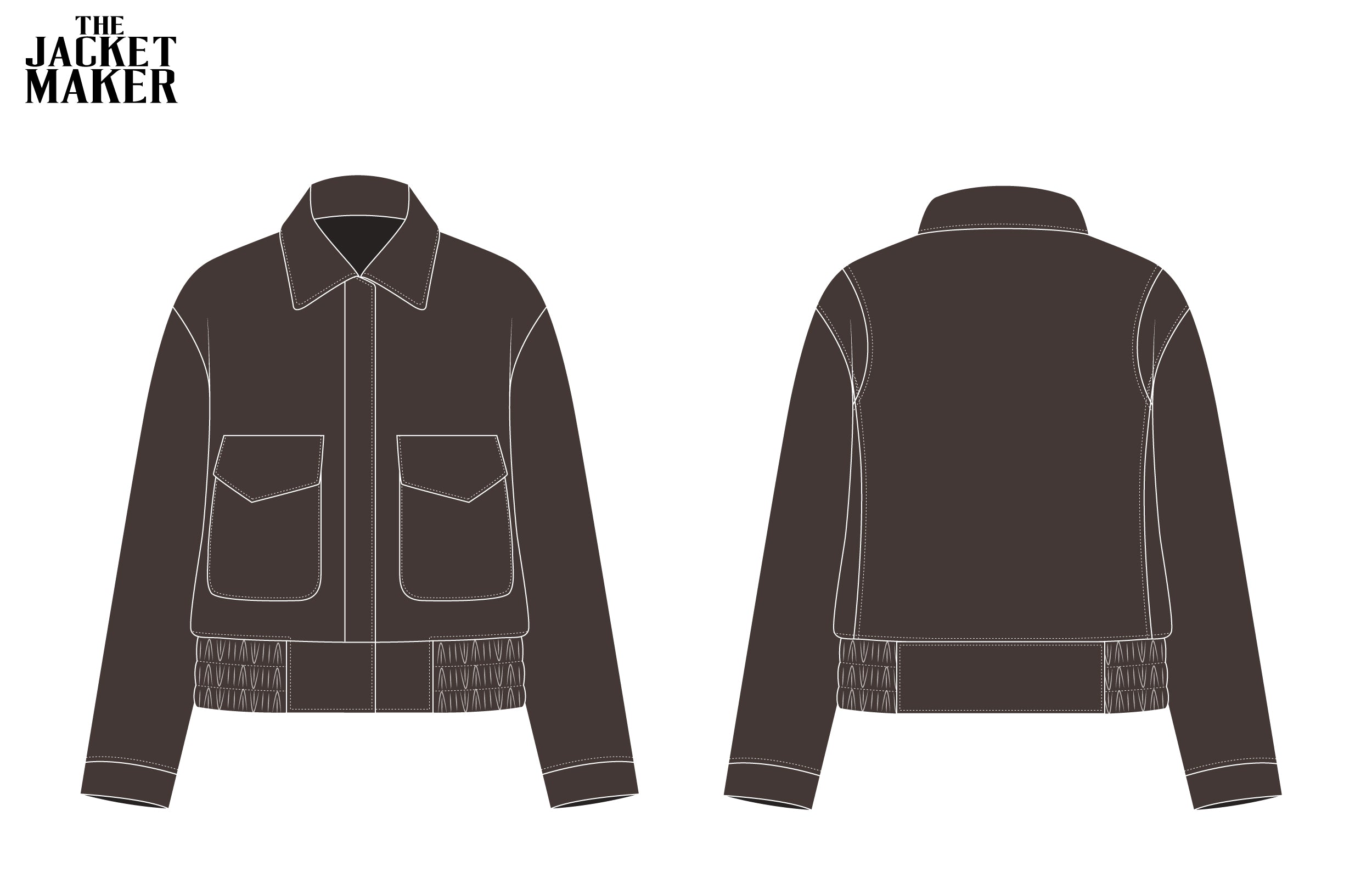 Custom Ebonie Walker Leather Jacket 2