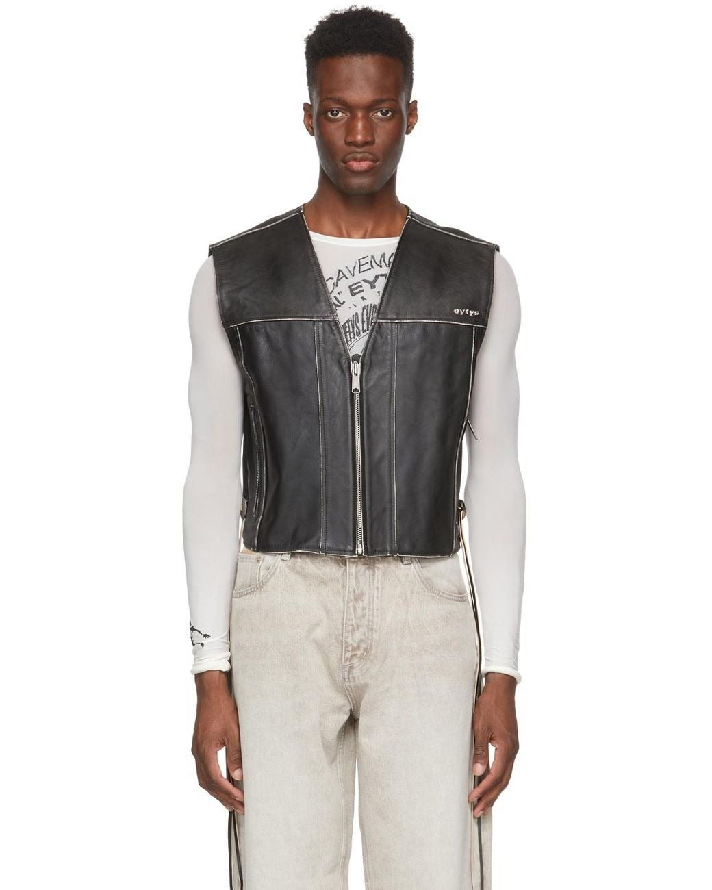 Custom Brittney Rose Leather Vest 2