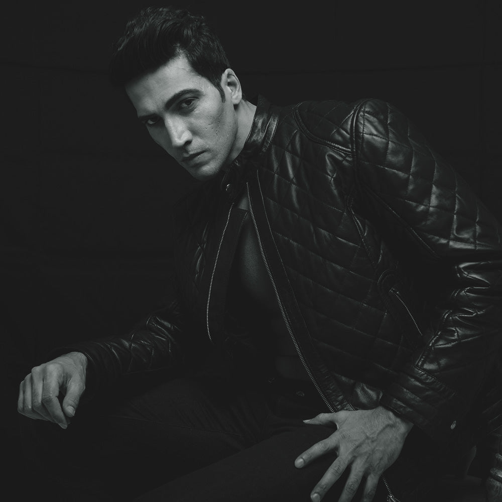 Henry Quilted Black Leather Jacket 5