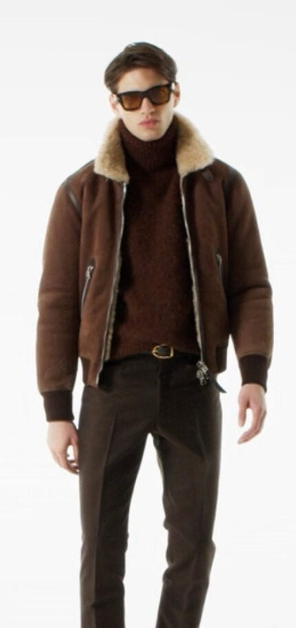 Custom Jordanguske Mocha Suede Jacket 2