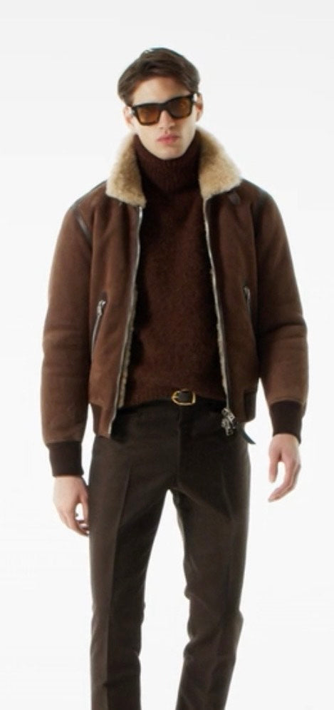 Custom Jordanguske Mocha Suede Jacket 2