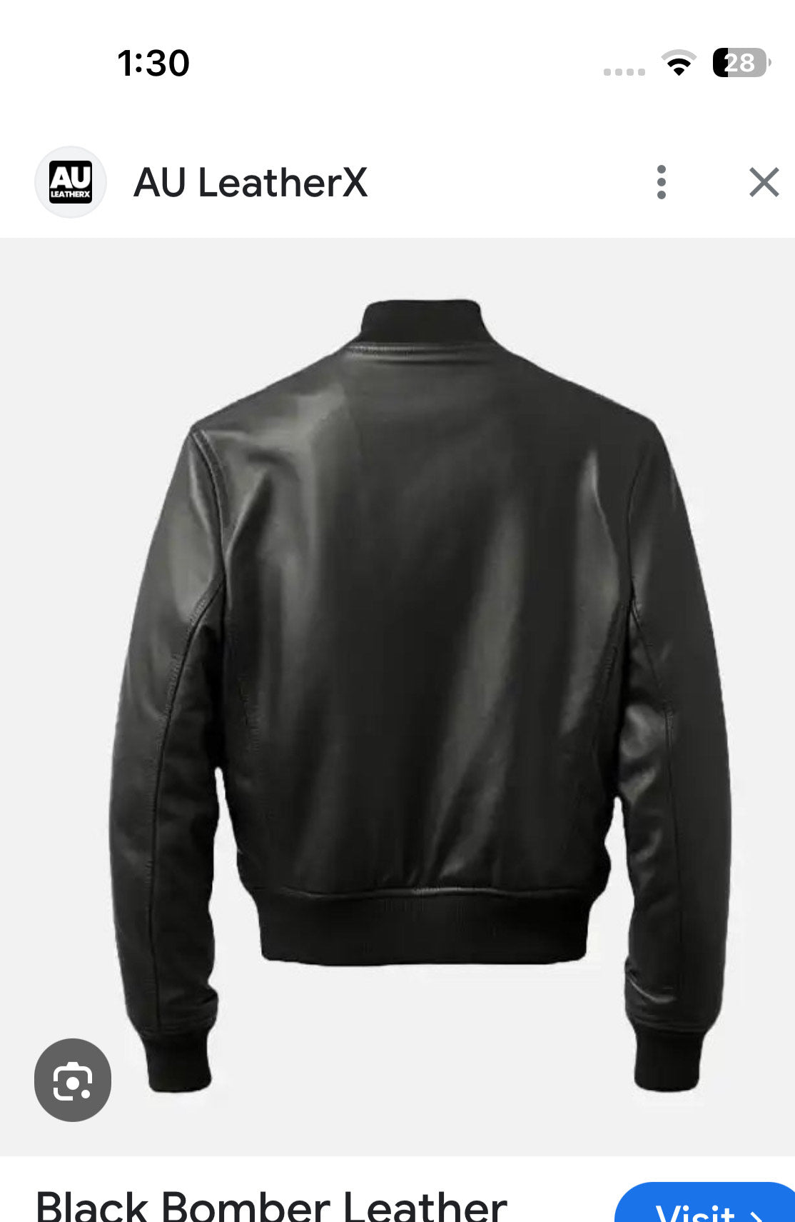 Custom Waqas Hassan Leather Bomber Jacket 2