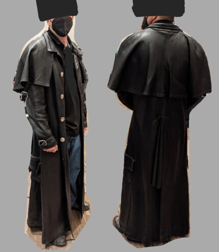 Custom Courtney Leather Coat 2