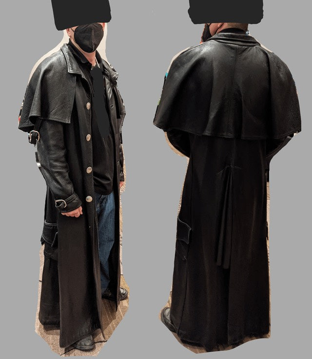 Custom Courtney Leather Coat 2