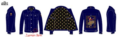 Custom Rostam Rozi Denim Jacket Sample