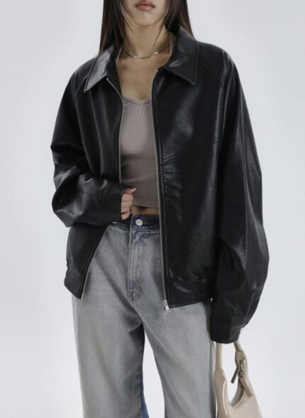 Custom Haley Pierre Leather Jacket