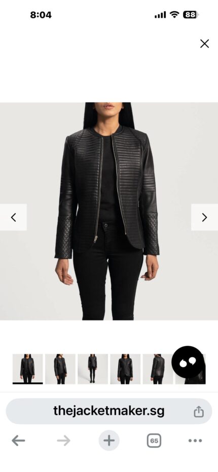 Custom Sharifah Nazilah Leather Jacket 2